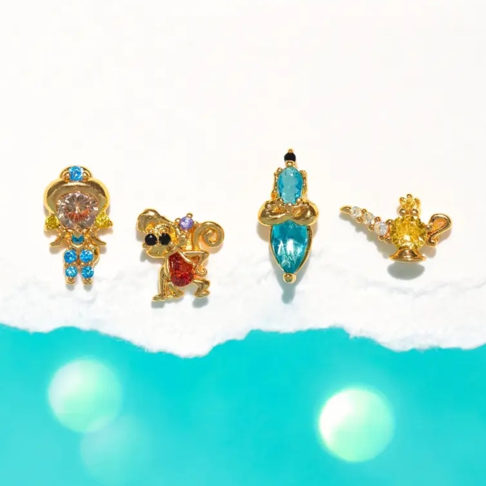Disney’s Aladdin Earring Set, Disney Princess Jasmine Earring Set